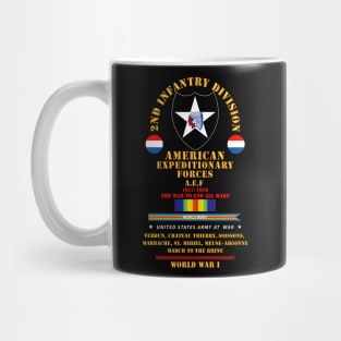 2nd Infantry Division - AEF - WWI X 300 Mug